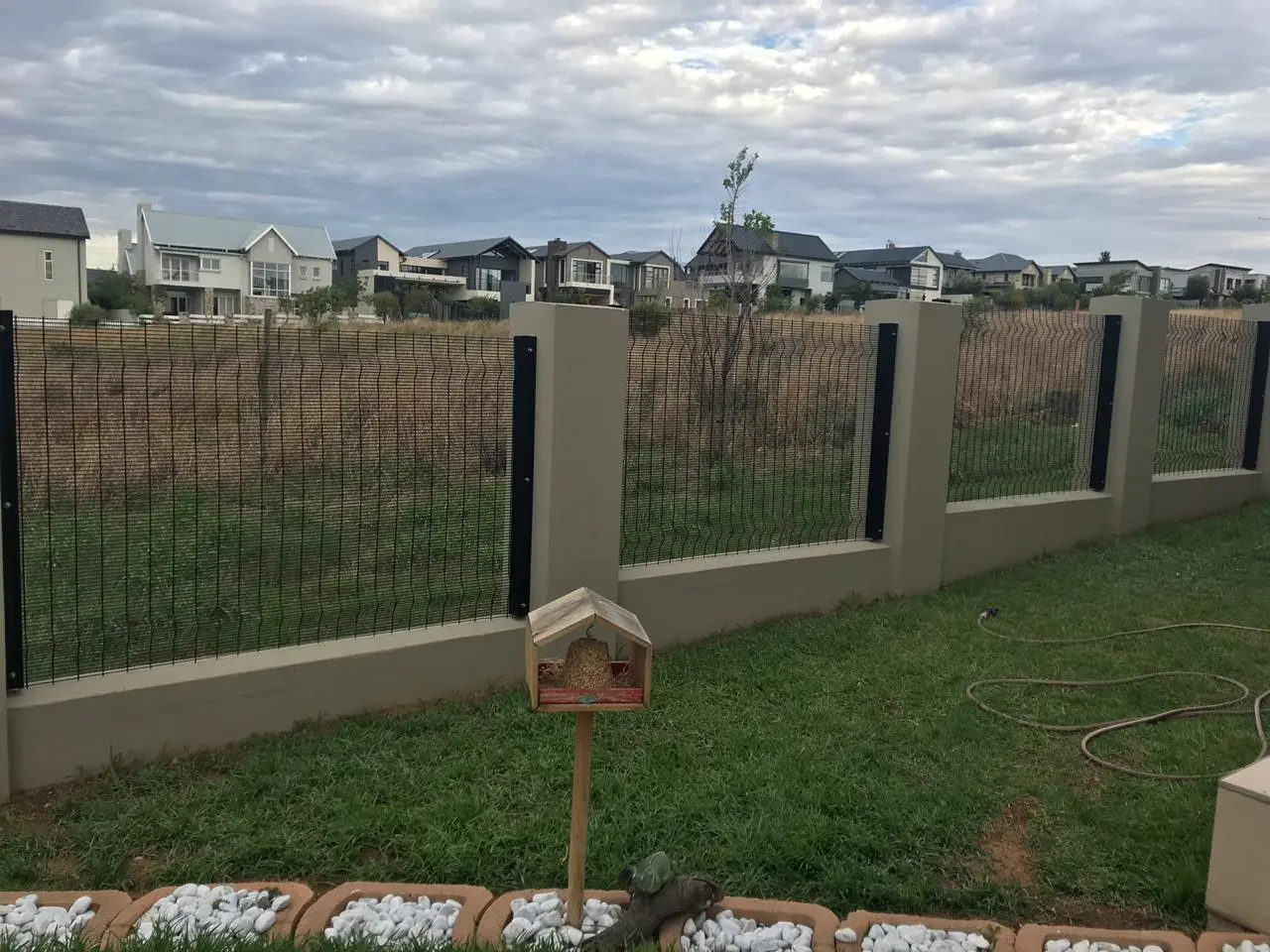 installed clearview fencing