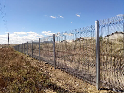 Products - WIRETECH™ 3 A see through Clear View fence protecting an industrial property